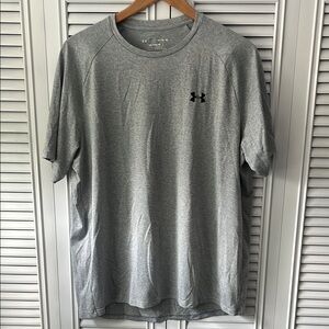Under Armour Men's Heather Gray Short Sleeve Tee